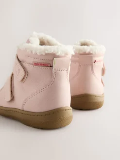 Rose - Bottes imperméables à fermeture par contact