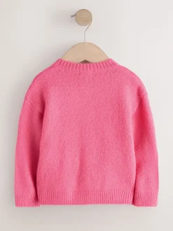 Rose - Cardigan à fleurs 3D (3mths-7yrs)