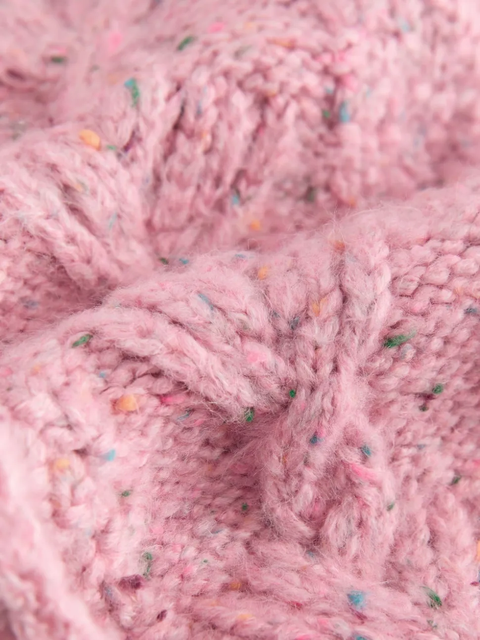 Rose - Cardigan en maille épaisse Bobble (3mths-10yrs)