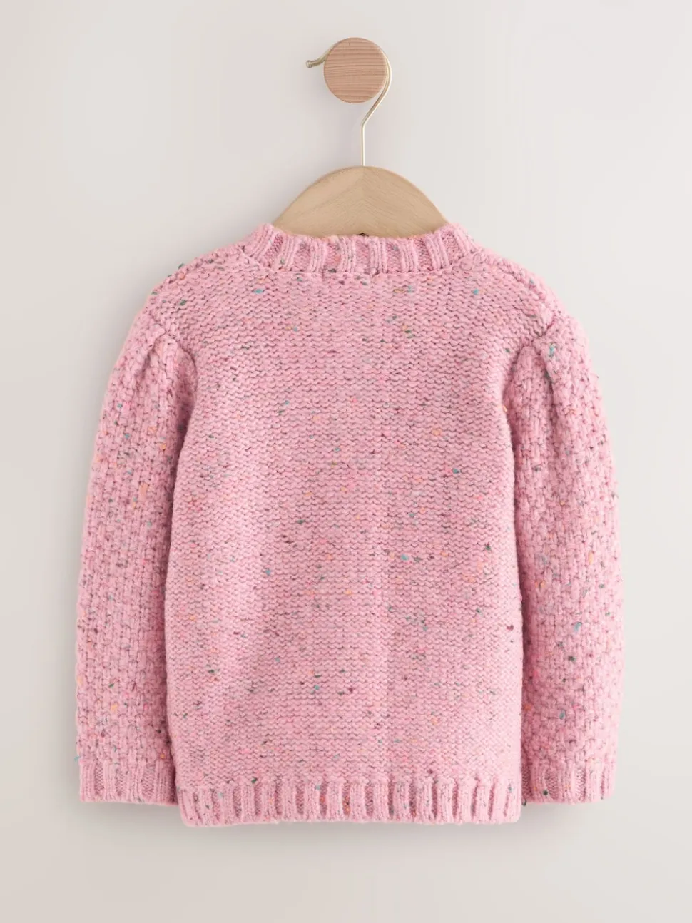 Rose - Cardigan en maille épaisse Bobble (3mths-10yrs)