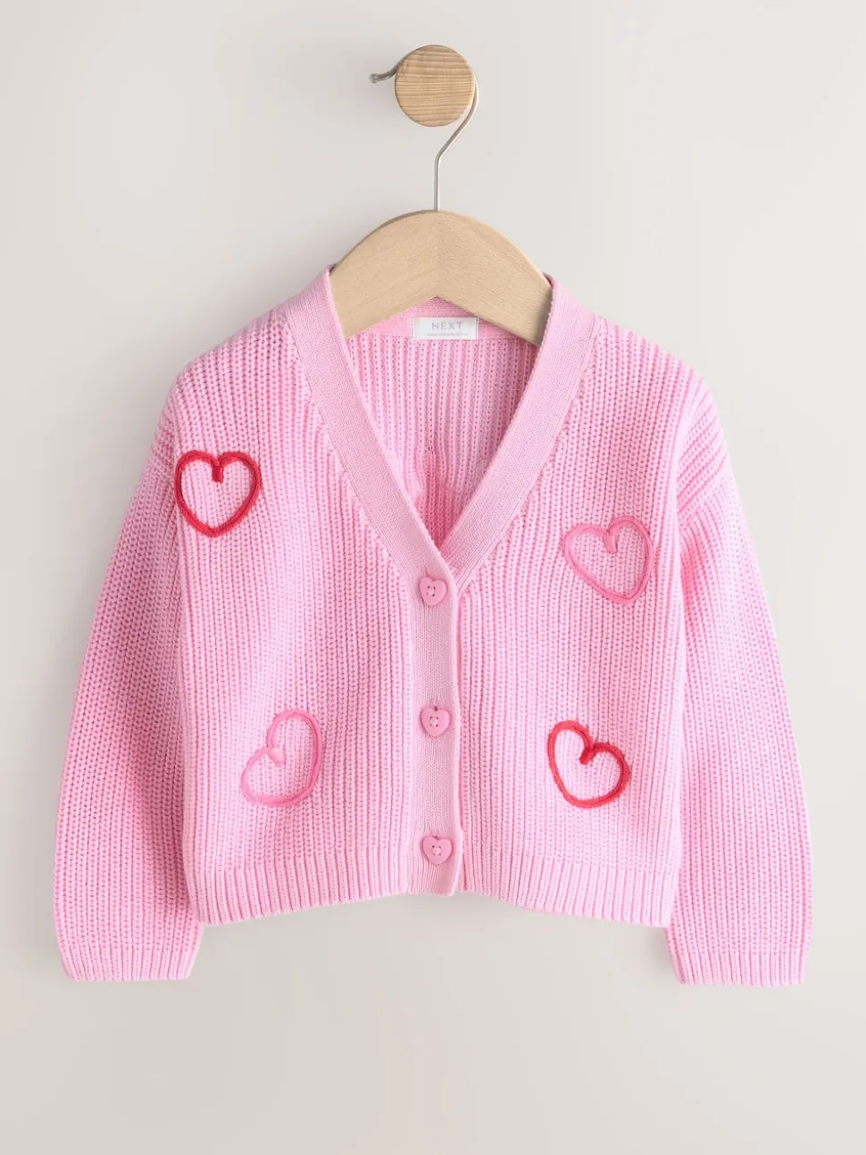 Rose - Cardigan Love Bug (3mois-7ans)