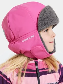 Rose - Chapeau imperméable Didriksons Biggles pour enfant