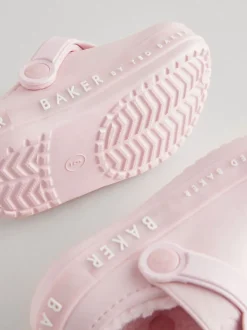 Rose - Chaussons sabots Baker by Ted Baker Filles doublés Borg