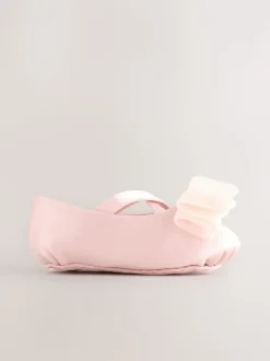 Rose - Chaussures d’occasion à nœud bébé (0-18mois)