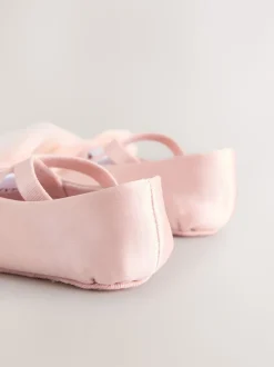 Rose - Chaussures d’occasion à nœud bébé (0-18mois)