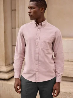 Rose - Chemise Oxford douce à manches longues
