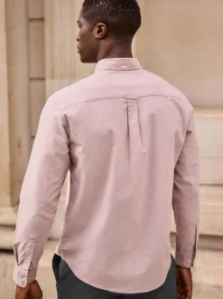 Rose - Chemise Oxford douce à manches longues