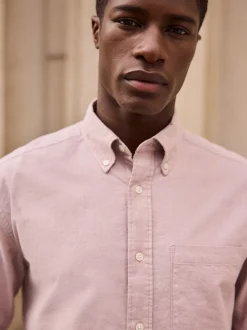 Rose - Chemise Oxford douce à manches longues