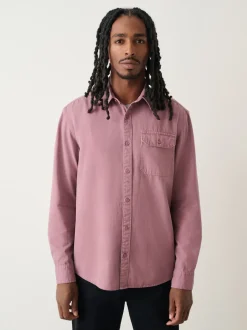 Rose - Chemise Oxford teintée en pièce à manches longues