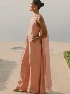 Rose - Combinaison cape ample Reiss Farley