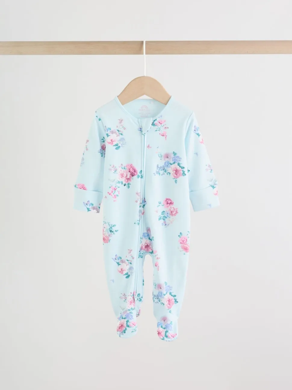 Rose - Combinaison de nuit zippée pour bébé 3 Pack (0-2ans)