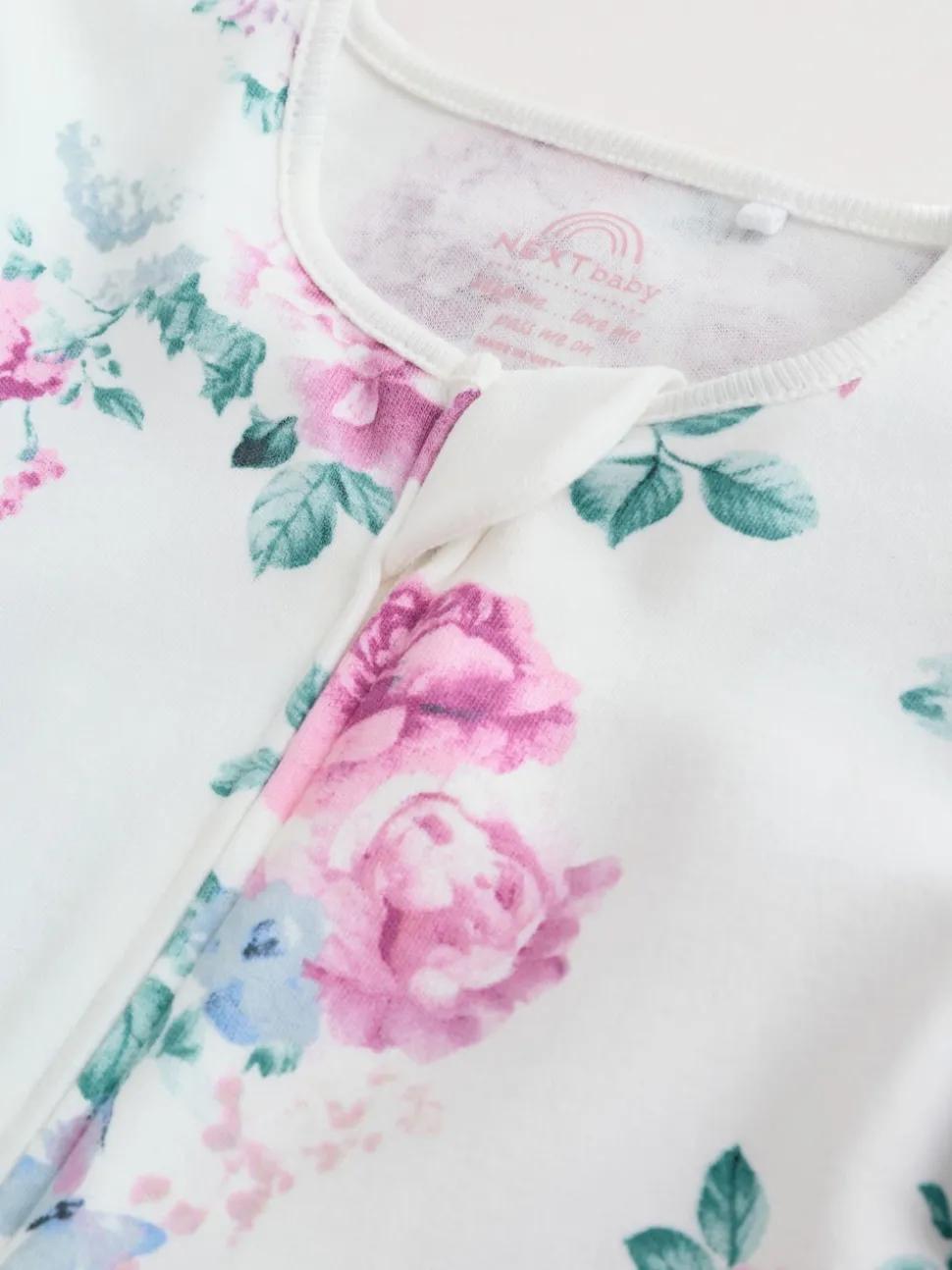 Rose - Combinaison de nuit zippée pour bébé 3 Pack (0-2ans)