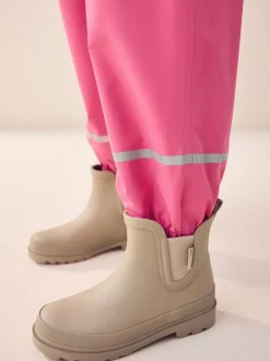 Rose - Combinaison imperméable zippée à capuche (12mois -10ans)