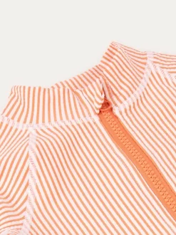 Rose - Combinaison KIDLY BY MORI Seersucker 3/4 manches