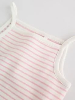 Rose - Combinaisons pour bébés avec gilet 5 Pack