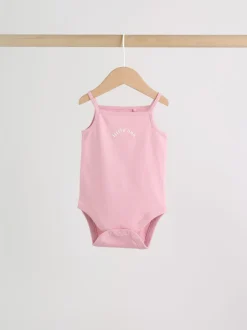 Rose - Combinaisons pour bébés avec gilet 5 Pack