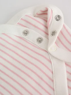 Rose - Combinaisons pour bébés avec gilet 5 Pack