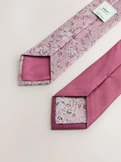 Rose - Cravates 2 Lot