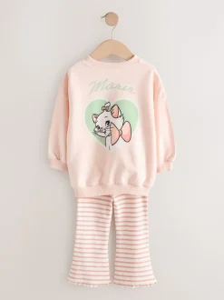 Rose - Disney Ensemble haut à Manches longues et Leggings Aristocats Marie (3mois-7ans)