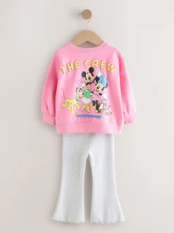 Rose - Disney Ensemble haut et évasé à manches longues et amis Mickey Mouse (3mois7ans)