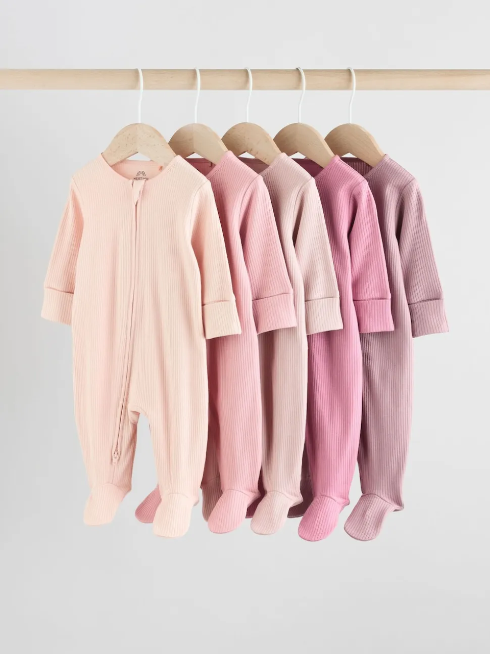 Rose - Dors-bien bébé à fermeture éclair bidirectionnelle (0-2ans)