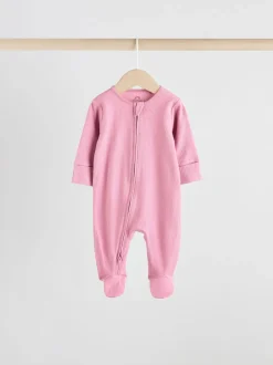 Rose - Dors-bien bébé à fermeture éclair bidirectionnelle (0-2ans)