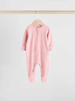 Rose - Dors-bien bébé à fermeture éclair bidirectionnelle (0-2ans)