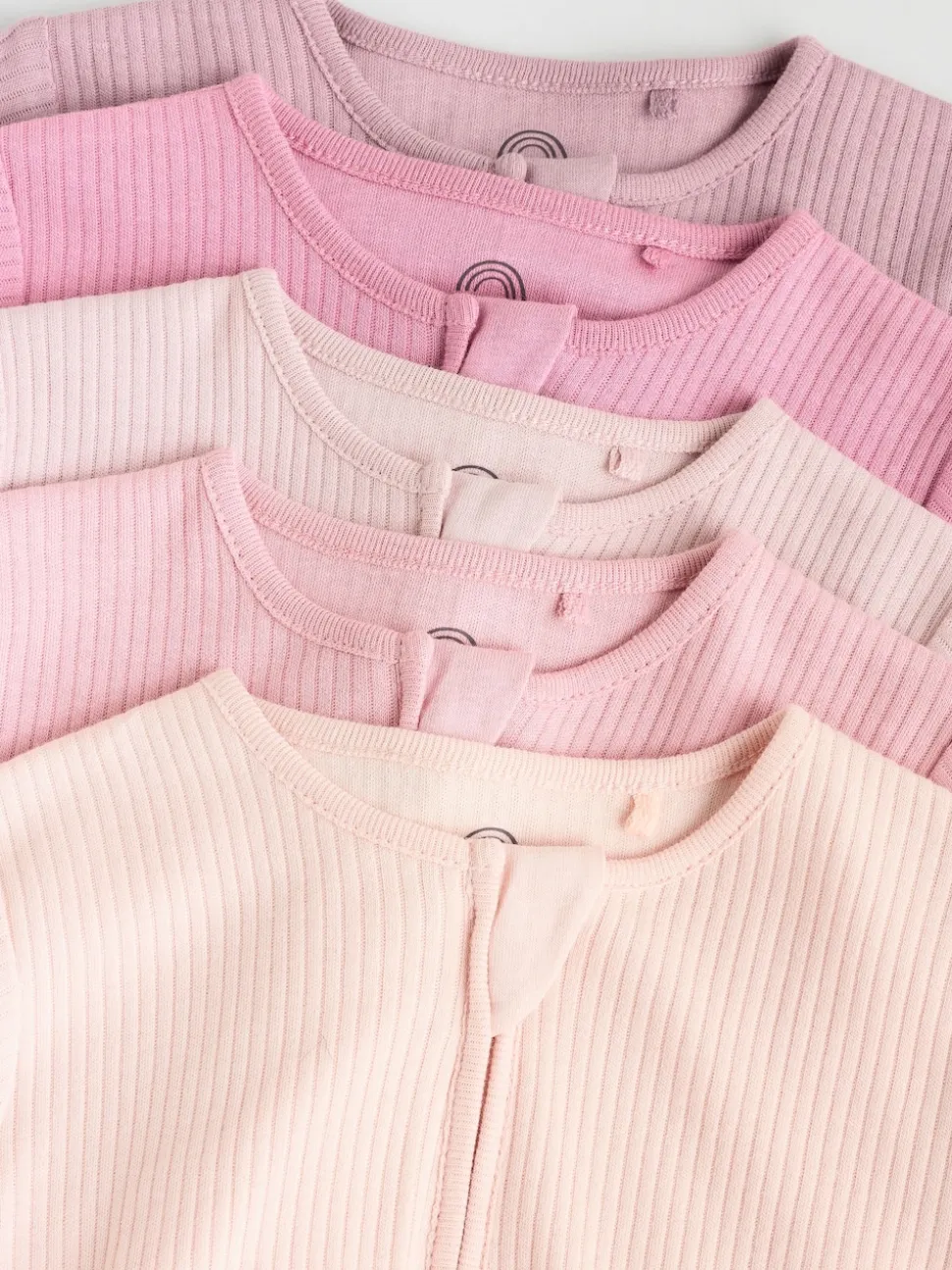 Rose - Dors-bien bébé à fermeture éclair bidirectionnelle (0-2ans)