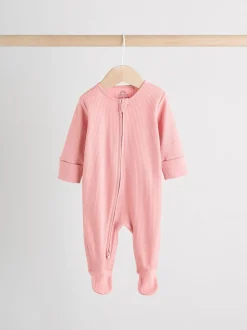 Rose - Dors-bien bébé à fermeture éclair bidirectionnelle (0-2ans)