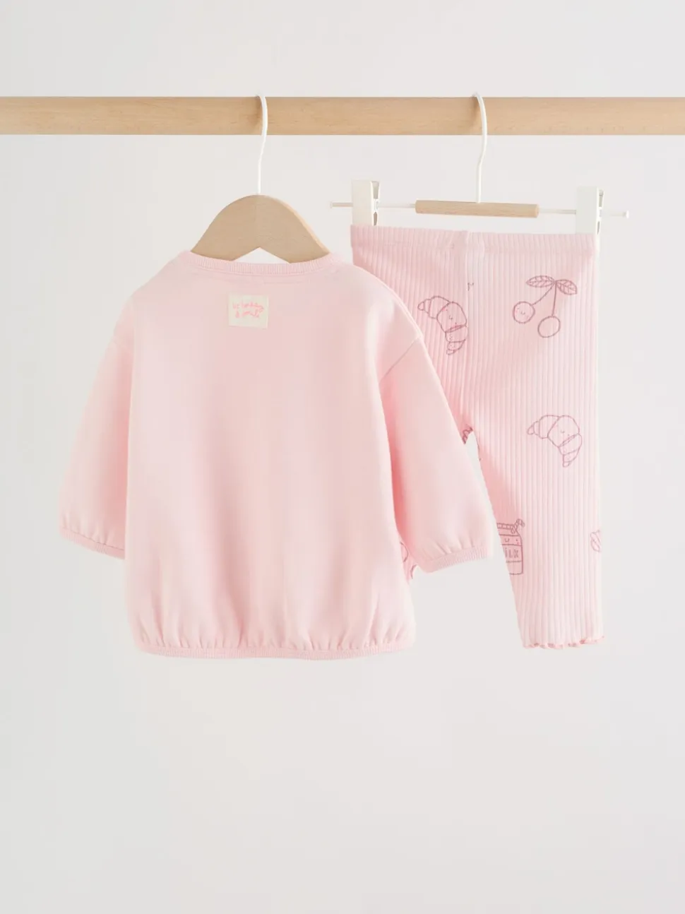 Rose - Ensemble 2 Pieces pour Sweat-shirt et Leggings BÉBÉ (0mois-2ans)