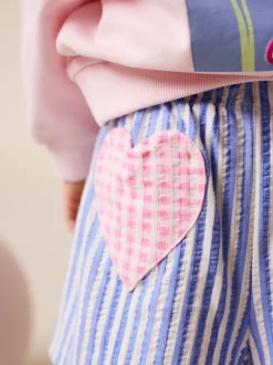 Rose - Ensemble short Barbie (3mois-7ans)