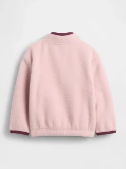 Rose - Gap Sweat-shirt Sherpa à enfiler demi-zippé (6mois-5ans) (6mois-5ans)