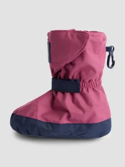 Rose - Jojo Maman Bébé Chaussons doublés en polaire