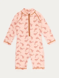 Rose - KIDLY BY MORI Combinaison Sunsafe à manches 3/4