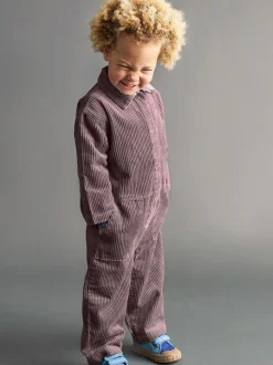 Rose - KILDY by MORI combinaison en velours côtelé bleu