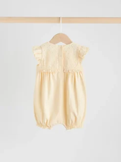 Rose - Lot de 3 barboteuses imprimées bébé