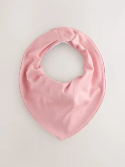 Rose - Lot de 5 bavoirs pour bébé