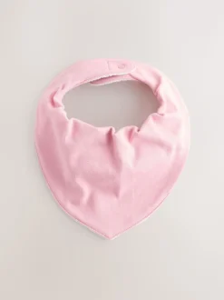 Rose - Lot de 5 bavoirs pour bébé