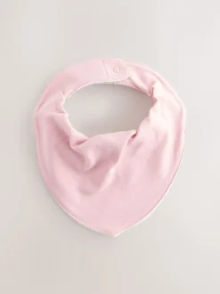 Rose - Lot de 5 bavoirs pour bébé