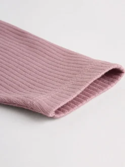 Rose - Lot de 5 bodies à manches longues pour bébé