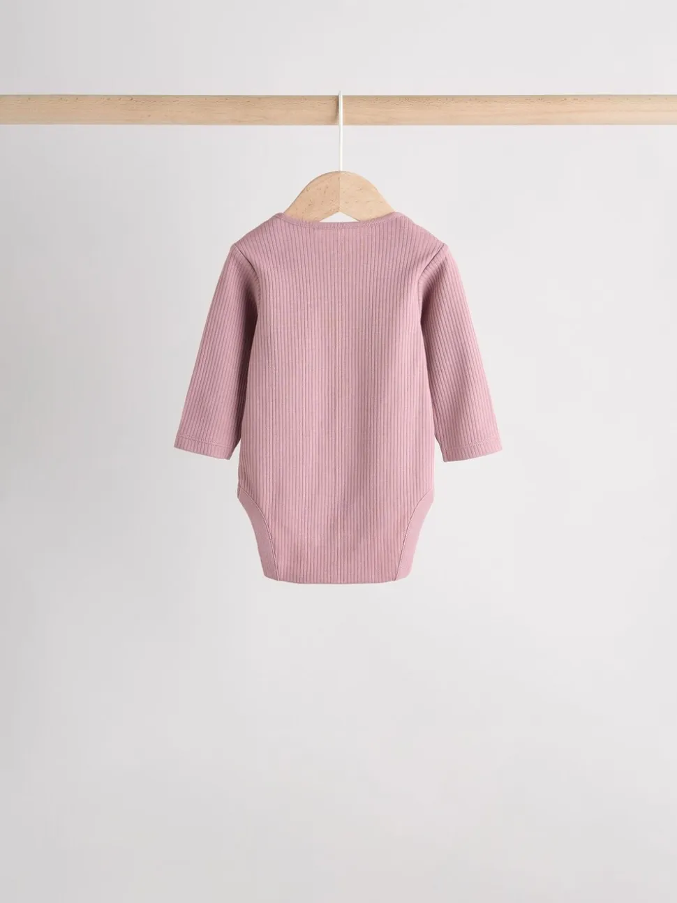 Rose - Lot de 5 bodies à manches longues pour bébé