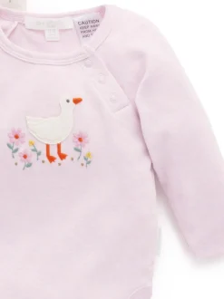 Rose - Lot de 2 bodys Purebaby