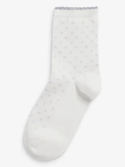 Rose - Lot de 7 chaussettes de cheville Cotton Rich Pretty