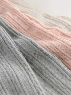 Rose - Lot de 3 collants bébé (0 mois-2 ans)