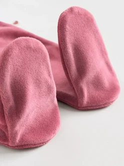 Rose - Lot de 2 dors-bien bébé en velours (0mois2ans)