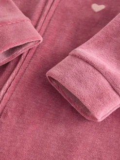 Rose - Lot de 2 dors-bien bébé en velours (0mois2ans)