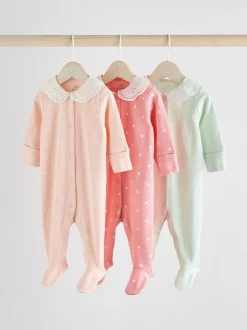 Rose - Lot de 3 dors-bien bébé (0-2ans)