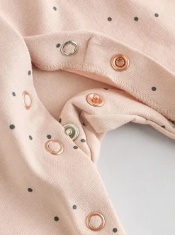 Rose - Lot de 3 dors-bien bébé avec turbans assortis (0mois2ans)