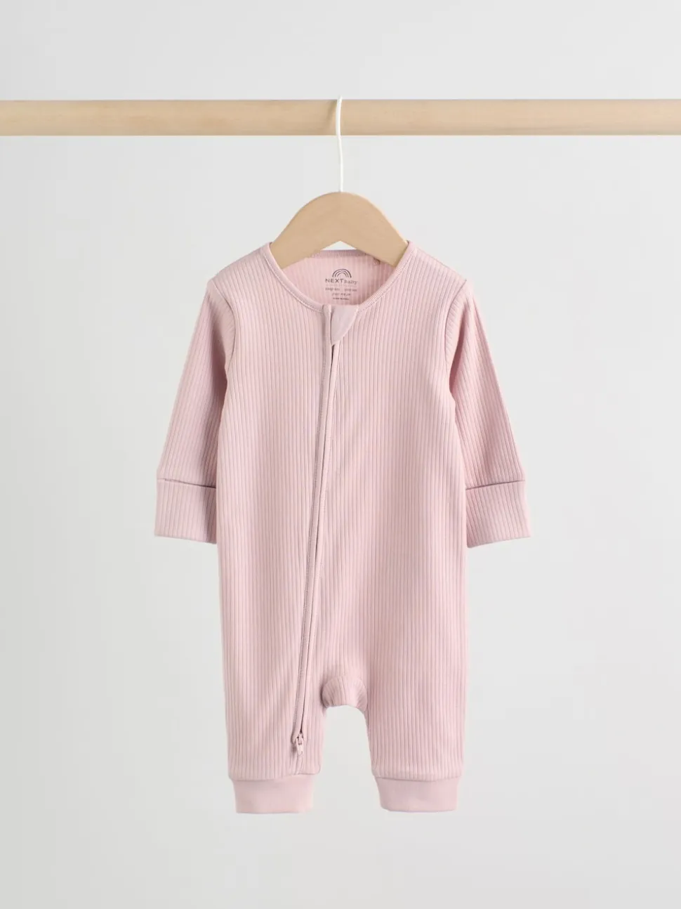 Rose - Lot de 5 dors-bien sans pieds zippés pour bébé (0mois3ans)