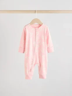 Rose - Lot de 4 dors-bien zippés pour Bébé Imprimé (0mois à3ans)